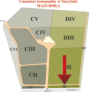 Brak mapy sektorowej