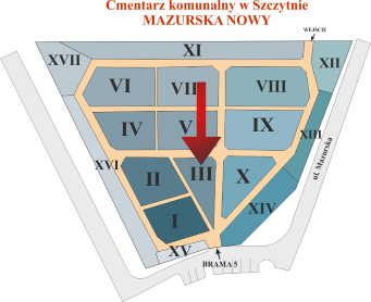 Brak mapy sektorowej