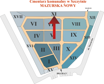 Brak mapy sektorowej