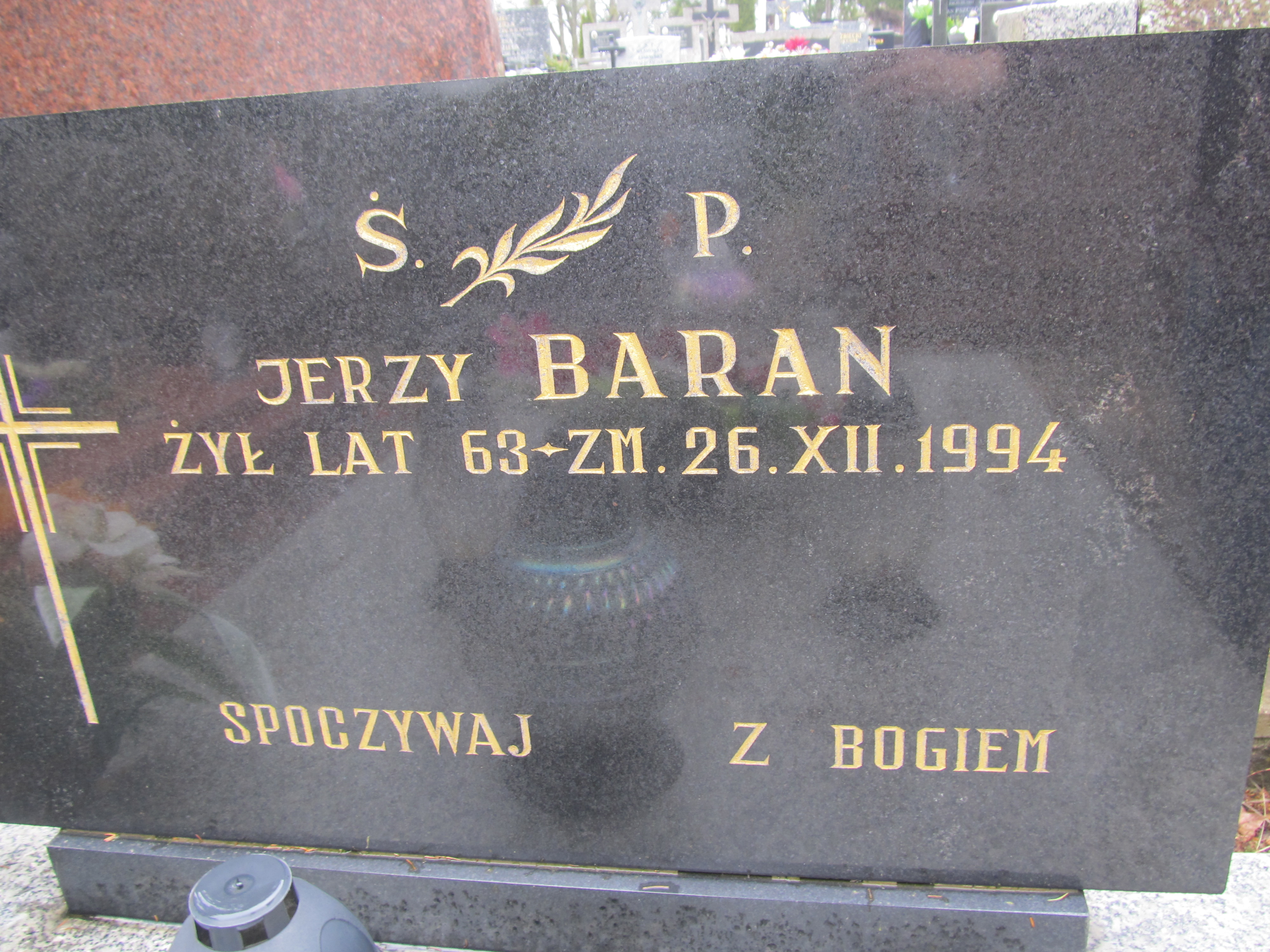 Jerzy Baran 1931 Szczytno - Grobonet - Wyszukiwarka osób pochowanych