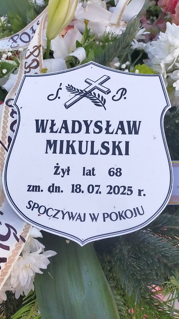 Grób Wincentyna Mikulska