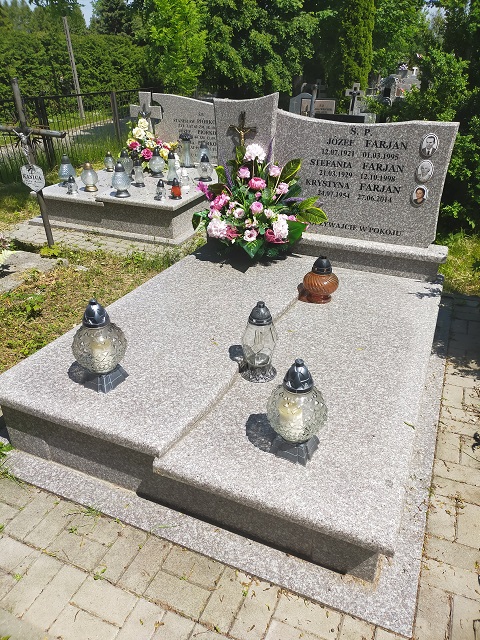 Józef Farjan 1921 Szczytno - Grobonet - Wyszukiwarka osób pochowanych