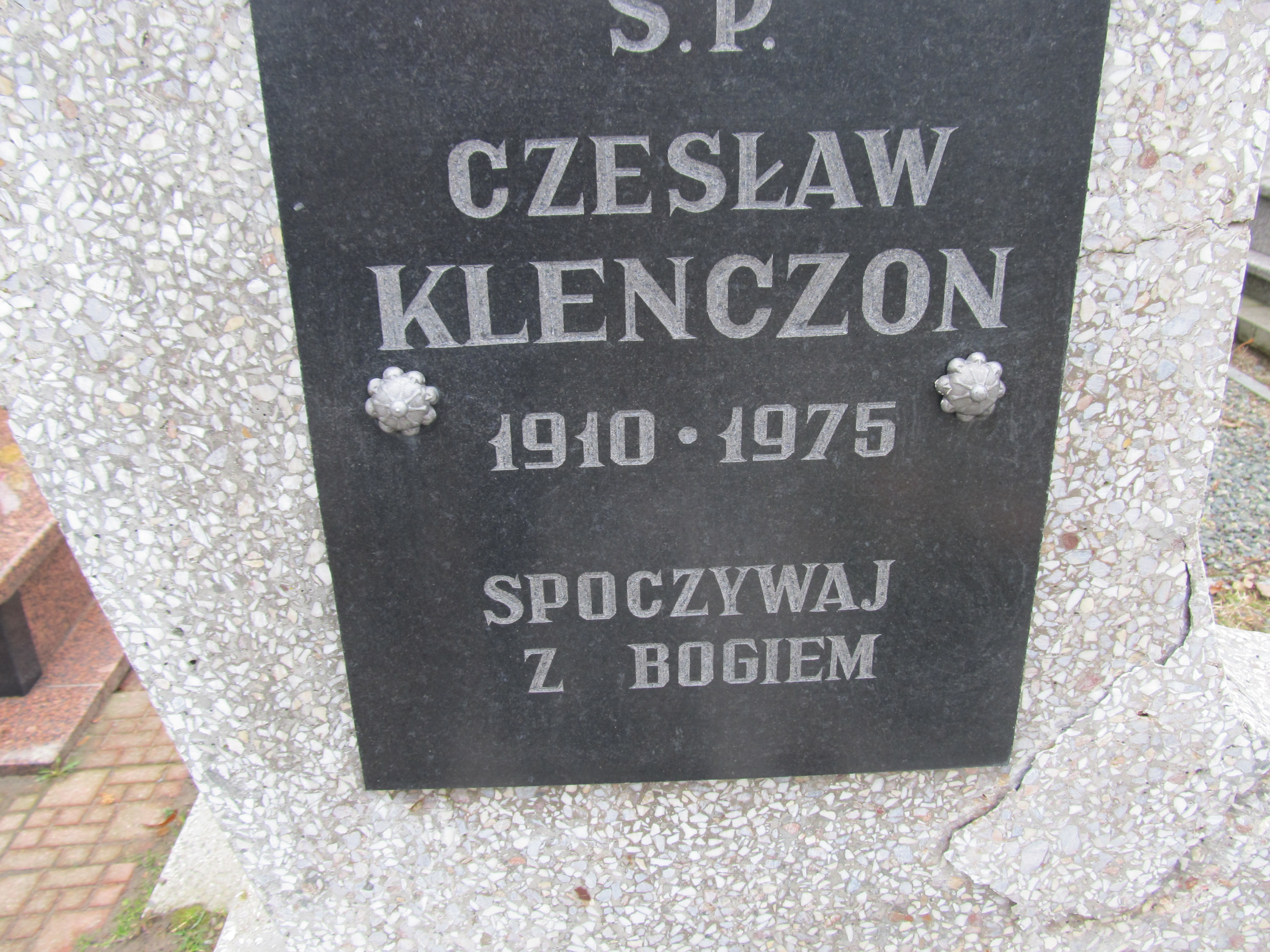 Czesław Klenczon 1910 Szczytno - Grobonet - Wyszukiwarka osób pochowanych