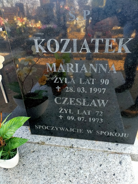 Grób Czesław Koziatek
