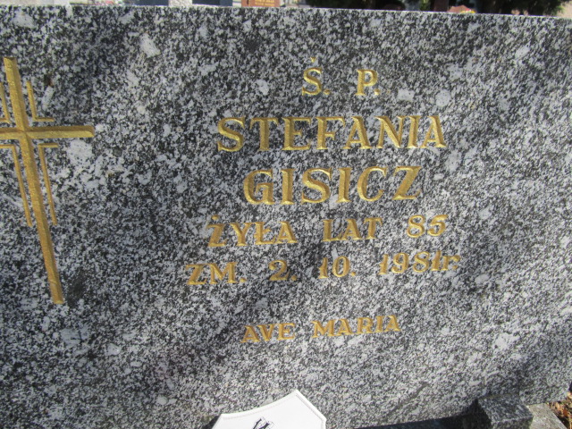 Stefania Gisicz 1892 Szczytno - Grobonet - Wyszukiwarka osób pochowanych