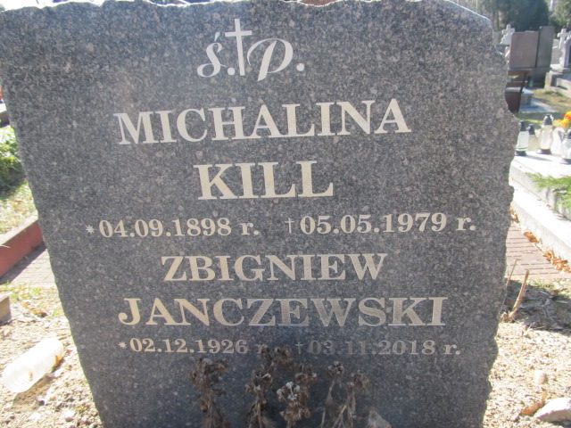 Michalina Kill 1898 Szczytno - Grobonet - Wyszukiwarka osób pochowanych