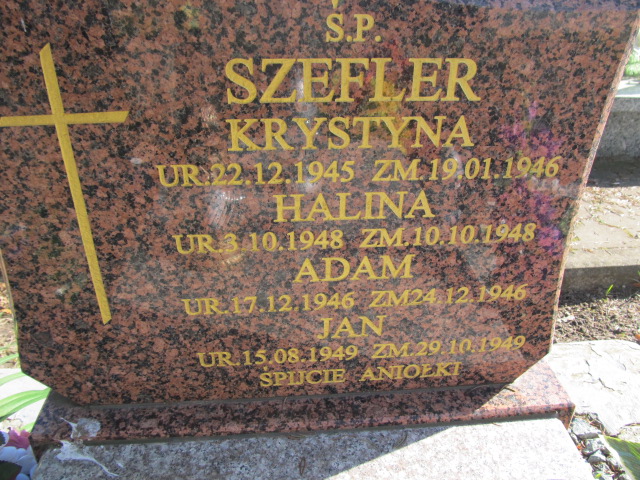 Adam Szefler 1946 Szczytno - Grobonet - Wyszukiwarka osób pochowanych