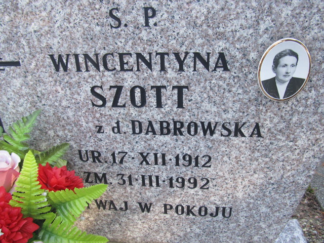Wincentyna Szott 1912 Szczytno - Grobonet - Wyszukiwarka osób pochowanych