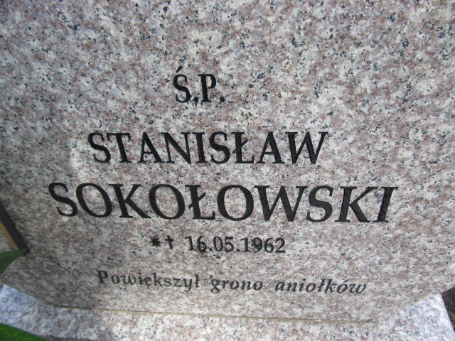 Stanisław Sokołowski 1962 Szczytno - Grobonet - Wyszukiwarka osób pochowanych