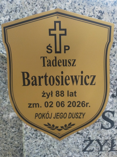 Grób Tadeusz Bartosiewicz