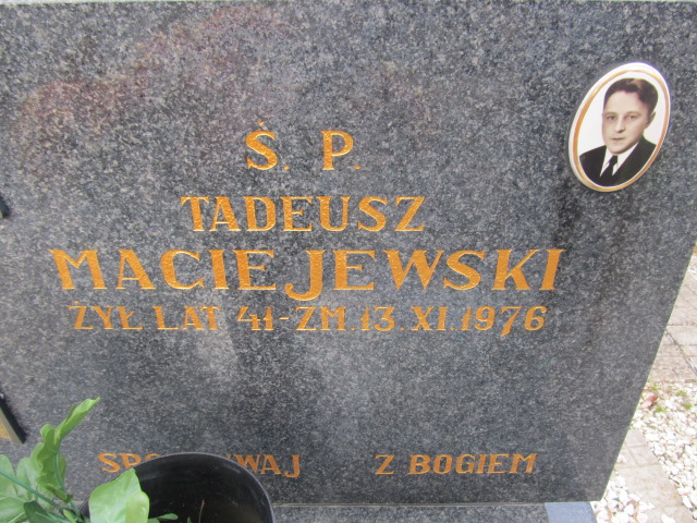 Tadeusz Maciejewski 1935 Szczytno - Grobonet - Wyszukiwarka osób pochowanych