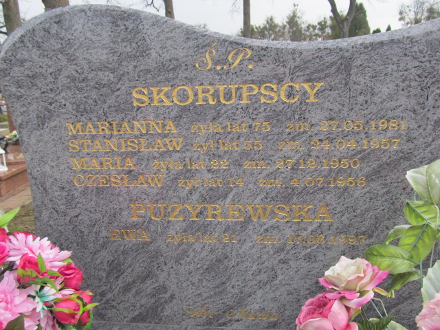 Maria Skorupska Szczytno - Grobonet - Wyszukiwarka osób pochowanych
