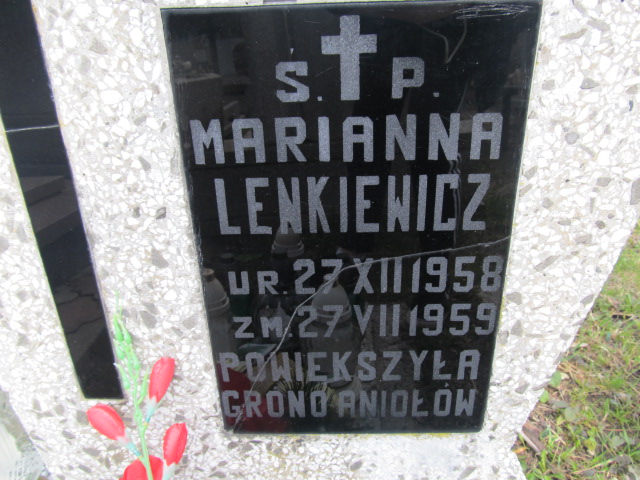 Marianna Lenkiewicz 1958 Szczytno - Grobonet - Wyszukiwarka osób pochowanych
