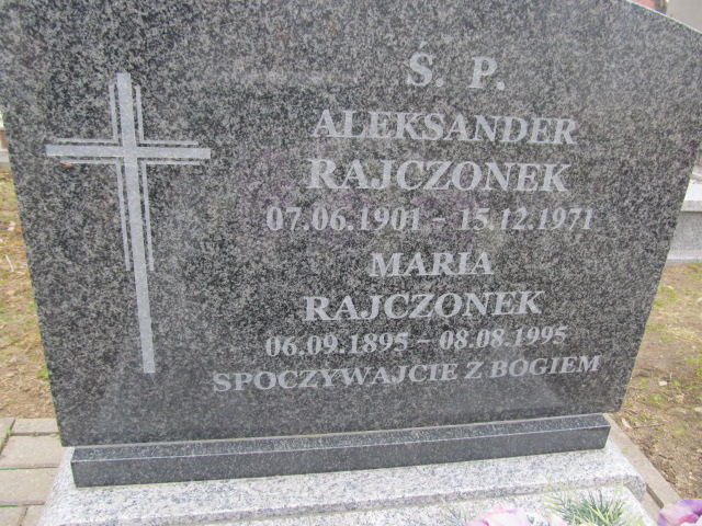 Aleksander Rajczonek 1901 Szczytno - Grobonet - Wyszukiwarka osób pochowanych