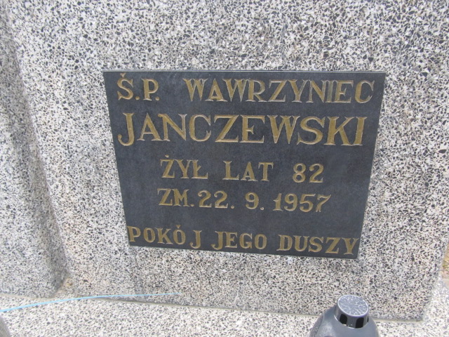 Wawrzyniec Janczewski Szczytno - Grobonet - Wyszukiwarka osób pochowanych