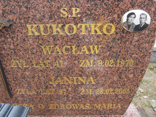 Wacław Kukotko 1922 Szczytno - Grobonet - Wyszukiwarka osób pochowanych