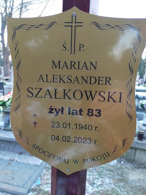 Grób Marian Szałkowski
