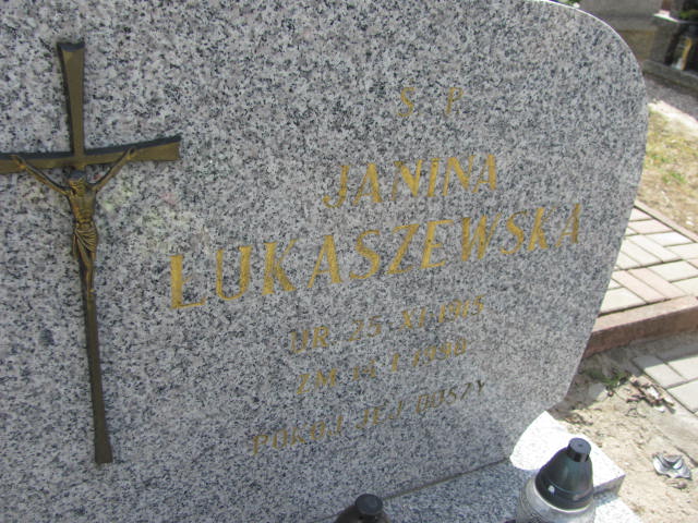 Janina Łukaszewska 1915 Szczytno - Grobonet - Wyszukiwarka osób pochowanych