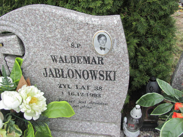Waldemar Jabłonowski 1955 Szczytno - Grobonet - Wyszukiwarka osób pochowanych