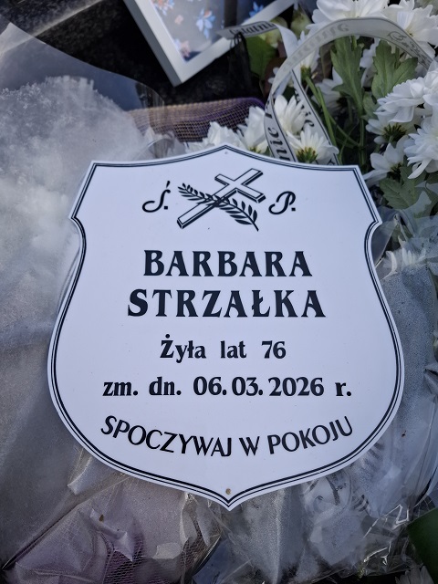 Grób Barbara Strzałka