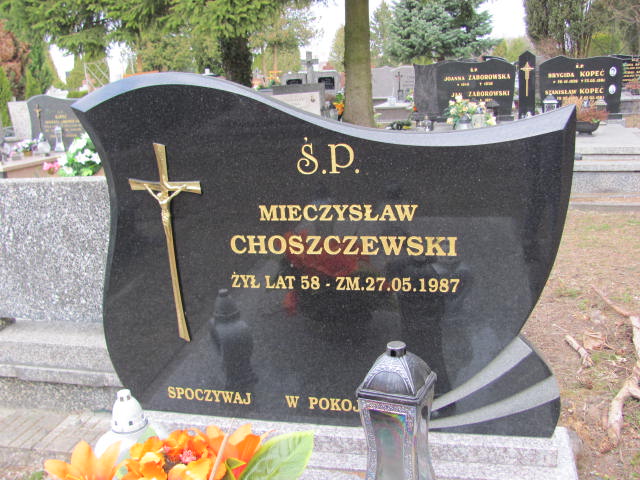 Mieczysław Choszczewski 1928 Szczytno - Grobonet - Wyszukiwarka osób pochowanych