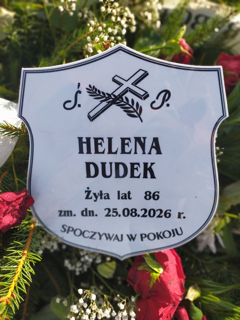 Grób Helena Dudek