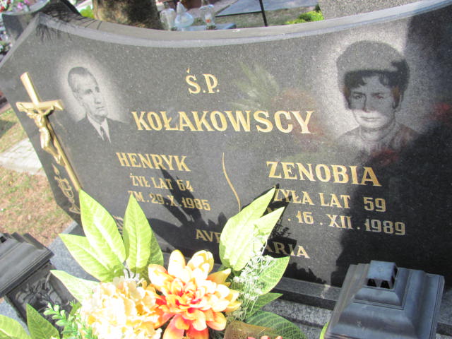 Zenobia Kołakowska 1930 Szczytno - Grobonet - Wyszukiwarka osób pochowanych