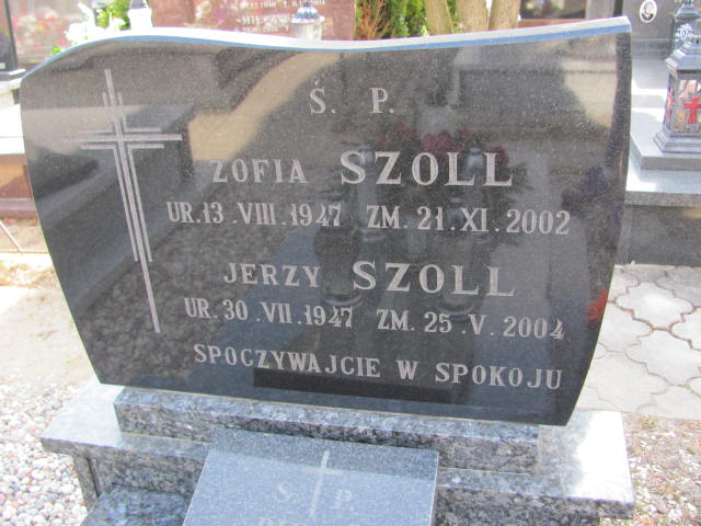 Zofia Szoll 1947 Szczytno - Grobonet - Wyszukiwarka osób pochowanych