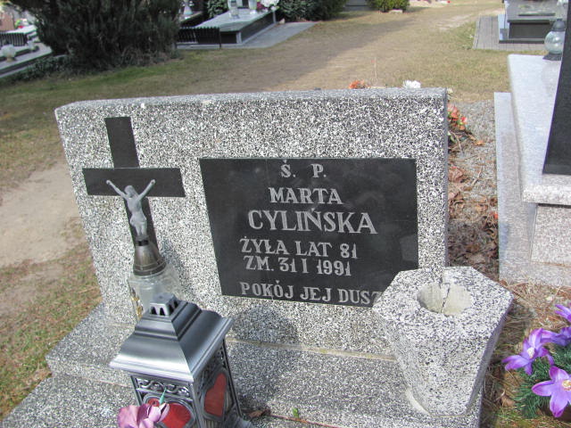 Marta Cylińska 1909 Szczytno - Grobonet - Wyszukiwarka osób pochowanych
