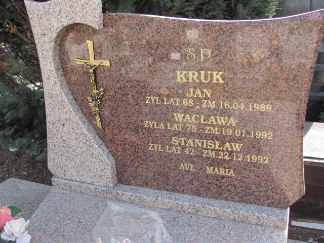 Stanisław Kruk 1950 Szczytno - Grobonet - Wyszukiwarka osób pochowanych