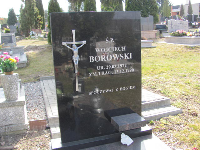 Dariusz Borowski 1971 Szczytno - Grobonet - Wyszukiwarka osób pochowanych