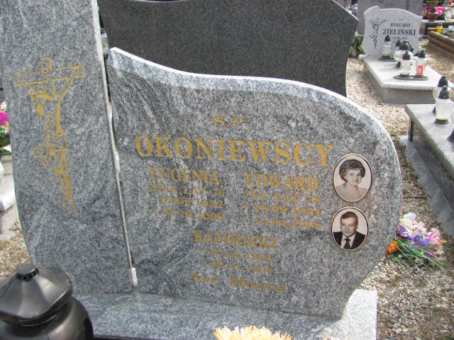 Eugenia Okoniewska 1932 Szczytno - Grobonet - Wyszukiwarka osób pochowanych