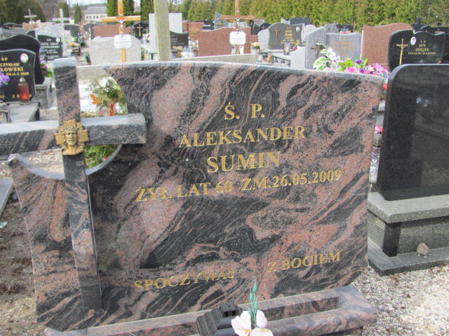 Aleksander Sumin 1949 Szczytno - Grobonet - Wyszukiwarka osób pochowanych