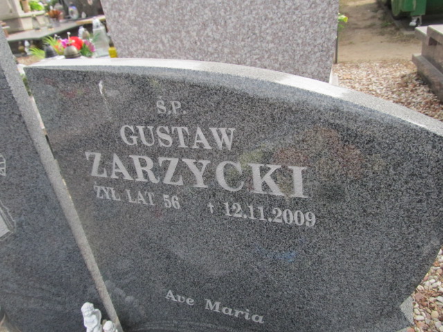 Gustaw Zarzycki 1953 Szczytno - Grobonet - Wyszukiwarka osób pochowanych