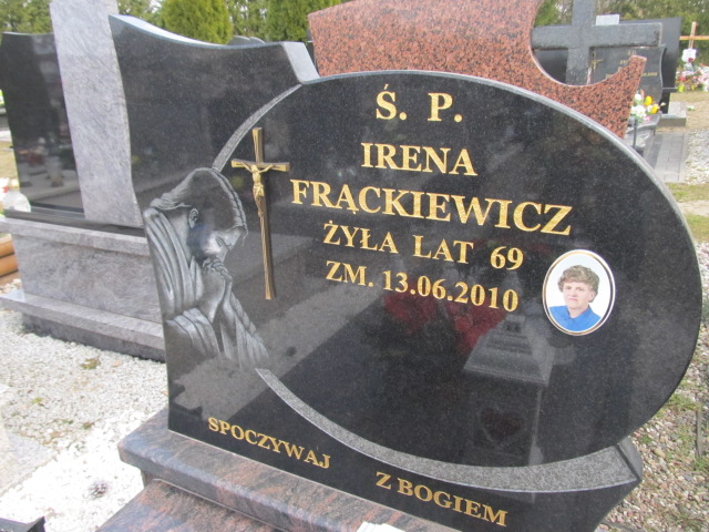 Irena Frąckiewicz 1941 Szczytno - Grobonet - Wyszukiwarka osób pochowanych