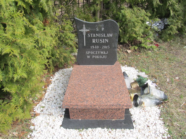 Grób Stanisław Rusin