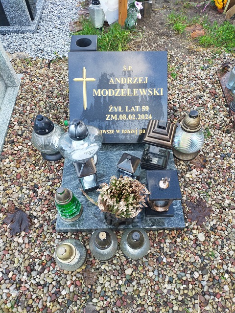 Andrzej Modzelewski 1965 Szczytno - Grobonet - Wyszukiwarka osób pochowanych