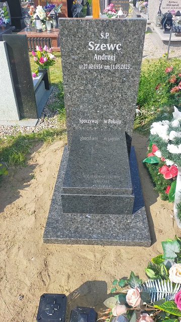 Andrzej Szewc 1954 Szczytno - Grobonet - Wyszukiwarka osób pochowanych