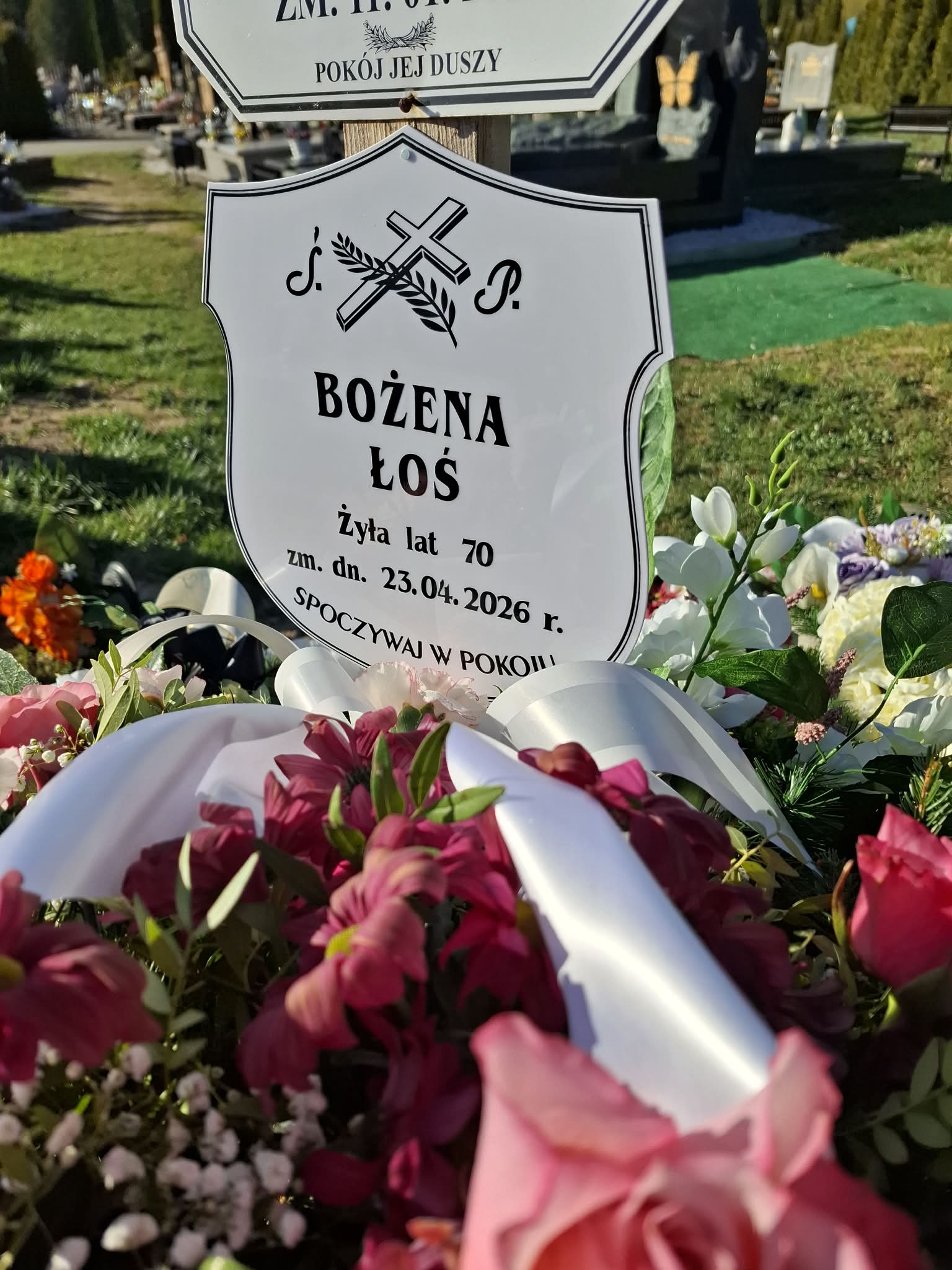 Grób Bożena Łoś