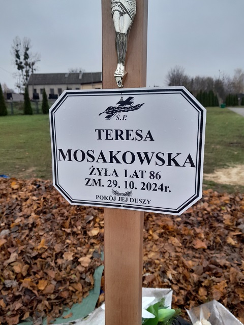 Teresa Mosakowska 1938 Szczytno - Grobonet - Wyszukiwarka osób pochowanych