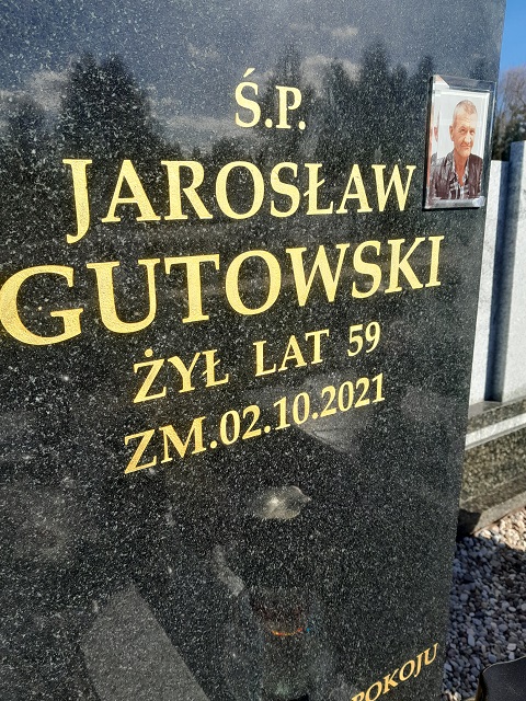 Jarosław Gutowski 1962 Szczytno - Grobonet - Wyszukiwarka osób pochowanych