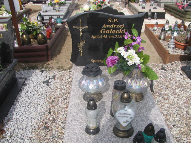 Grób Andrzej Gałecki