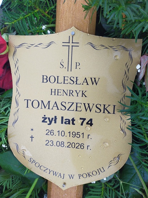 Grób Bolesław Tomaszewski