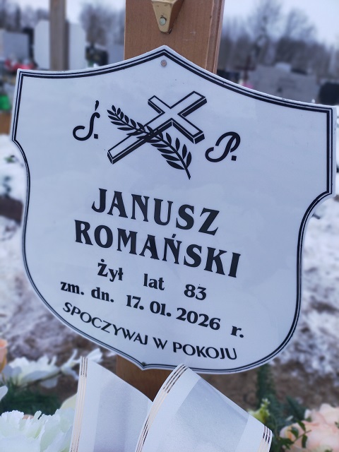 Grób Janusz Romański