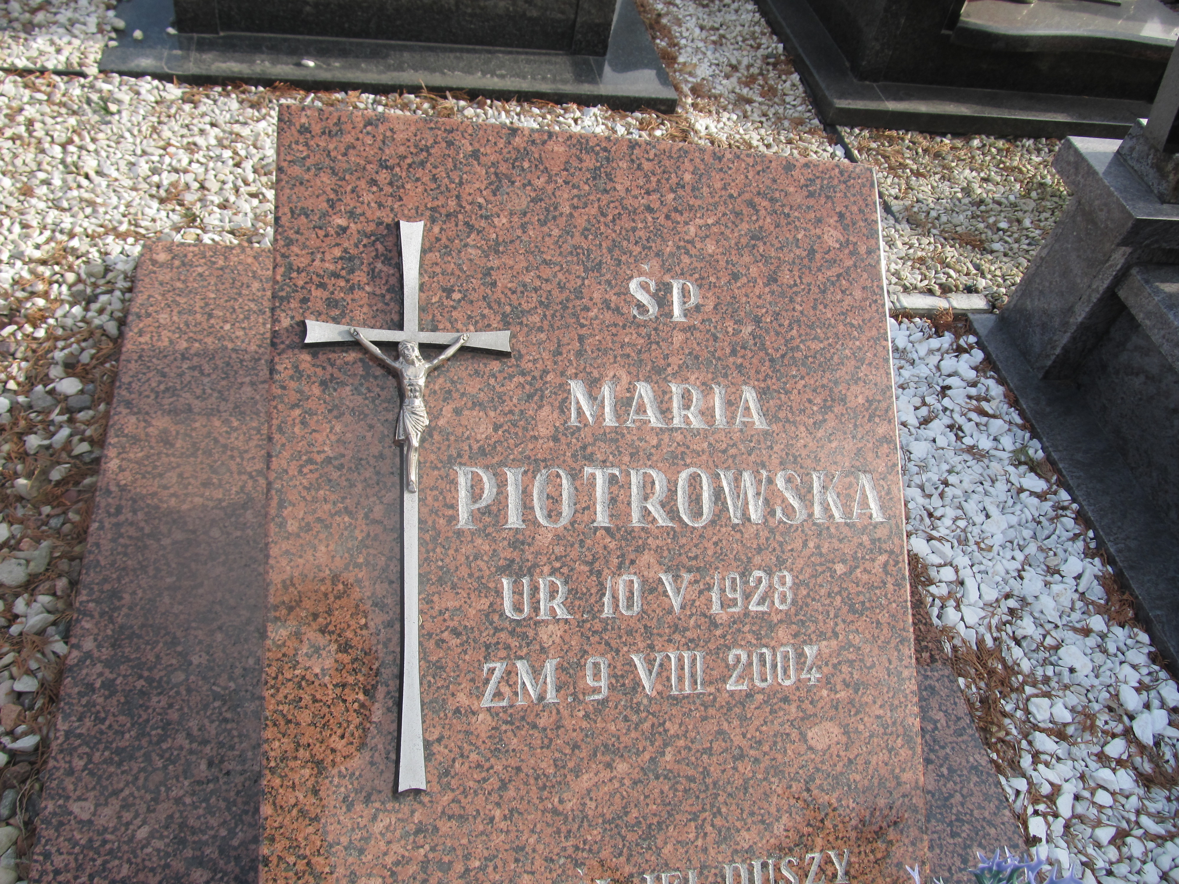 Maria Piotrowska 1928 Szczytno - Grobonet - Wyszukiwarka osób pochowanych