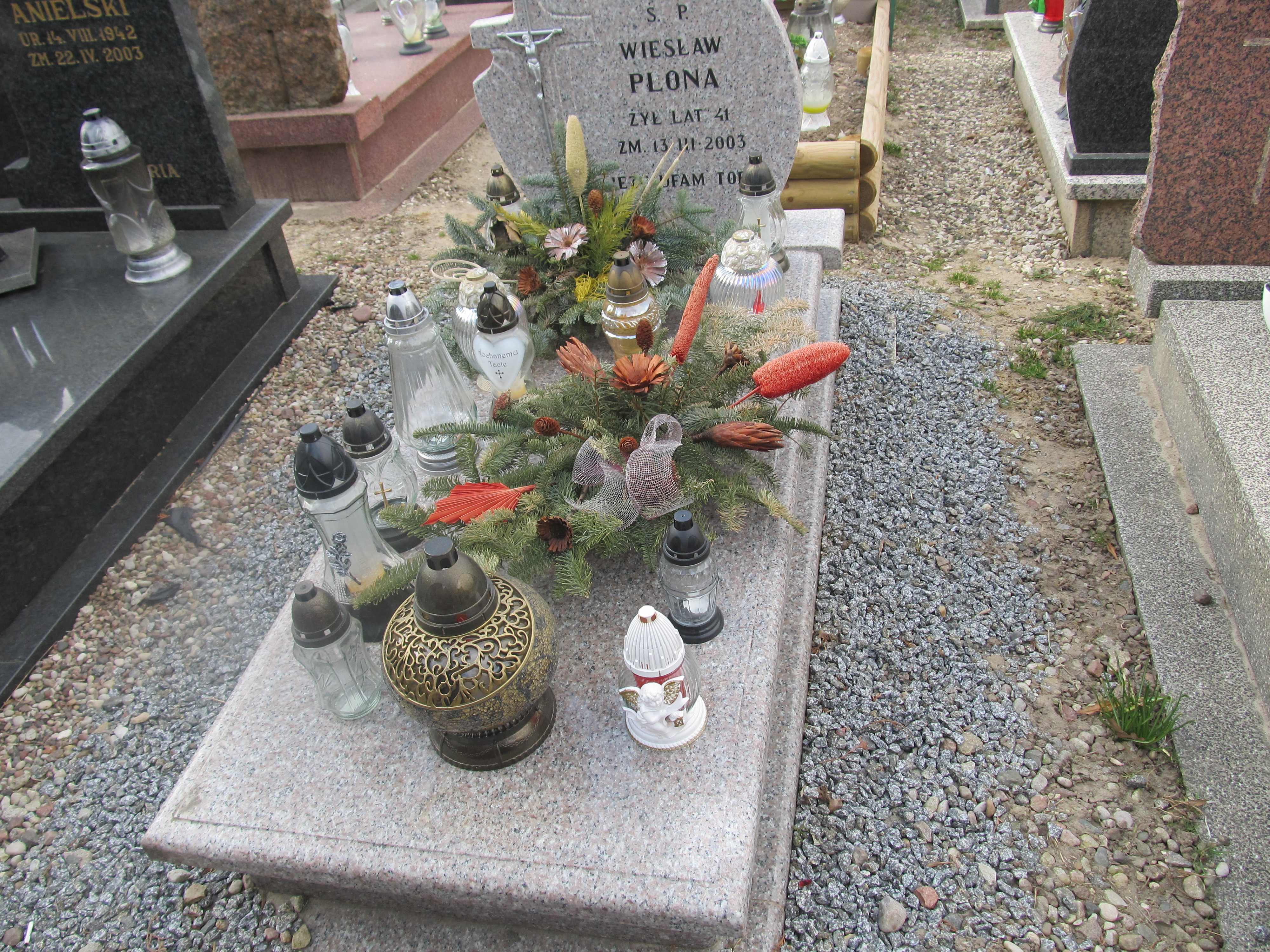 Grób Wiesław Plona