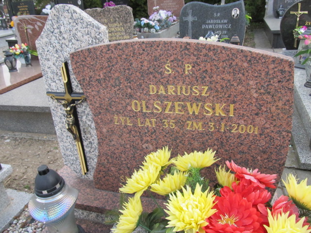 Dariusz Olszewski 1966 Szczytno - Grobonet - Wyszukiwarka osób pochowanych